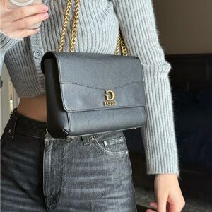 GUESS Black and Gold Women's Bag